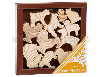 Набор для творчества "Домашние животные" (11 деталей) Набор для творчества "Домашние животные" (11 деталей)