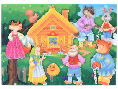 Колобок с игровым полем (фетр) Колобок с игровым полем (фетр)