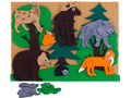 Дикие животные с игровым полем мини Дикие животные с игровым полем мини