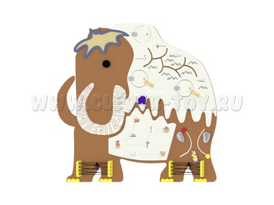 Бизиборд "Мамонт" (75*75см) Бизиборд "Мамонт" (75*75см)