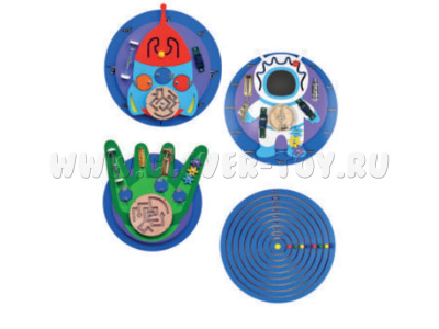 Набор бизибордов "Космическое приключение" Набор бизибордов "Космическое приключение"