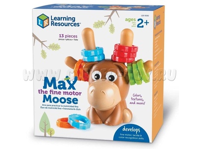 Развивающая игра "Лось Макс" (13 элементов) Развивающая игра "Лось Макс" (13 элементов)