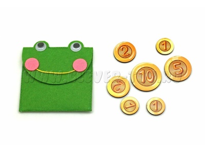 Кошелек с монетами "Лягушка" Кошелек с монетами "Лягушка"