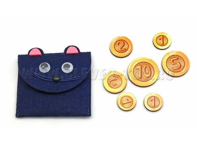 Кошелек с монетами "Мышка" Кошелек с монетами "Мышка"