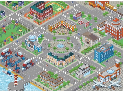 Коврик "Мой город" Коврик "Мой город"