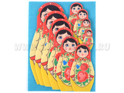 Матрешка больше-меньше (фетр) Матрешка больше-меньше (фетр)