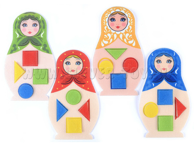 Матрешка геометрия (фетр) Матрешка геометрия (фетр)