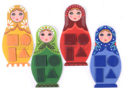 Матрешка цвета и формы (фетр) Матрешка цвета и формы (фетр)