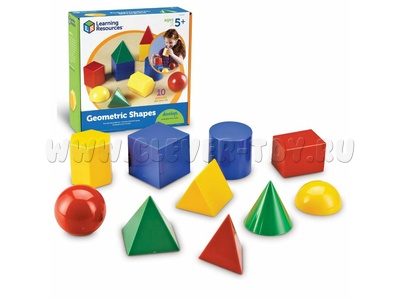 Игровой набор "Геометрические тела" (10 элементов) Игровой набор "Геометрические тела" (10 элементов)