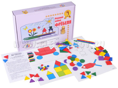 Игровой набор Фребеля "Конструктор плоскостной-1" (серия "Эксперимент") Игровой набор Фребеля "Конструктор плоскостной-1" (серия "Эксперимент")