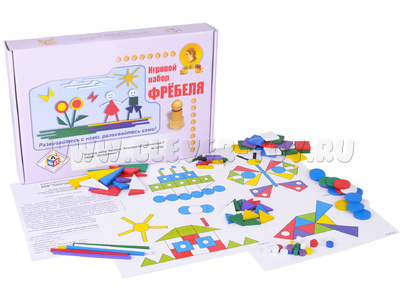 Игровой набор Фребеля "Конструктор плоскостной-3" (Серия "Эксперимент") Игровой набор Фребеля "Конструктор плоскостной-3" (Серия "Эксперимент")