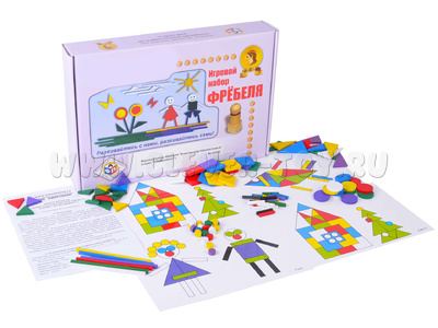 Игровой набор Фребеля "Конструктор плоскостной-4" (Серия "Эксперимент") Игровой набор Фребеля "Конструктор плоскостной-4" (Серия "Эксперимент")