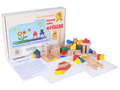 Игровой набор Фребеля "Конструктор деревянный без соединений-2" (серия "Эксперимент") Игровой набор Фребеля "Конструктор деревянный без соединений-2" (серия "Эксперимент")