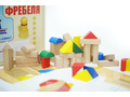 Игровой набор Фребеля "Конструктор деревянный без соединений-2" (серия "Эксперимент") Игровой набор Фребеля "Конструктор деревянный без соединений-2" (серия "Эксперимент")