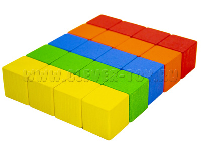 Кубики деревянные "Кто быстрее?"