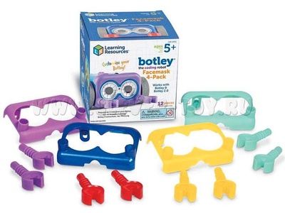 Набор аксессуаров для робота Ботли "Цветные лица" (12 элементов) Набор аксессуаров для робота Ботли "Цветные лица" (12 элементов)