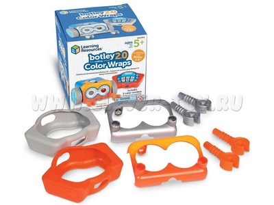 Набор аксессуаров для робота Ботли "Цветные лица, чехлы для пульта" (серый/оранжевый, 8 элементов) Набор аксессуаров для робота Ботли "Цветные лица, чехлы для пульта" (серый/оранжевый, 8 элементов)