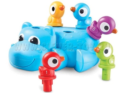 Развивающая игра "Бегемотик Генри" (7 элементов) Развивающая игра "Бегемотик Генри" (7 элементов)