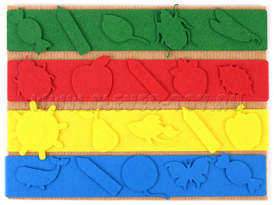 Цветные полоски (фетр) Цветные полоски (фетр)