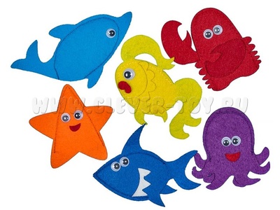 Пальчиковый театр "Морские обитатели" Пальчиковый театр "Морские обитатели"