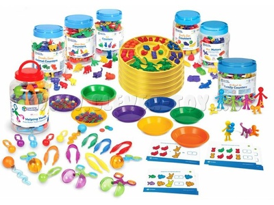 Комплект счетного материала для сортировки и развития мелкой моторики в детском саду