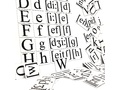 Набор магнитных карточек "Alphabet and transcription" (большой размер)*