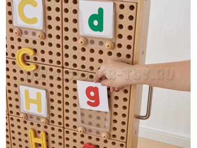 STEM Набор букв Английский алфавит, 122 шт.