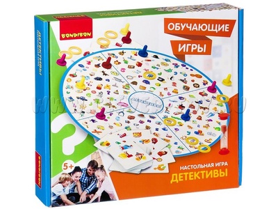 Обучающая настольная игра "Детективы" Обучающая настольная игра "Детективы"