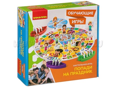 Обучающая настольная игра "Попади на праздник" Обучающая настольная игра "Попади на праздник"