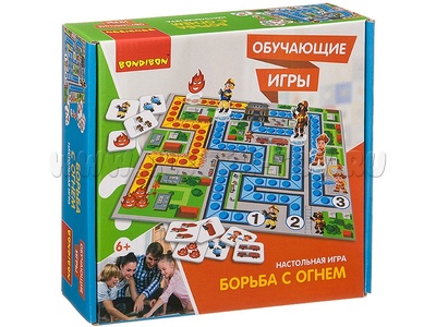 Обучающая настольная игра "Борьба с огнем" Обучающая настольная игра "Борьба с огнем"