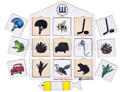 Теневое лото на звук Ш Теневое лото на звук Ш