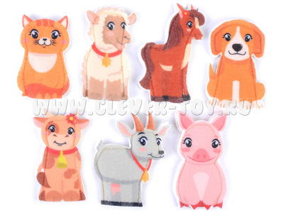 Пальчиковый театр Домашние животные (7 элементов, фетр) Пальчиковый театр Домашние животные (7 элементов, фетр)