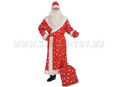 Костюм взрослый "Дед Мороз" (ткань-плюш) Костюм взрослый "Дед Мороз" (ткань-плюш)