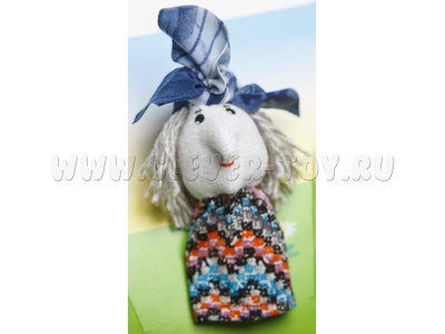 Кукла пальчиковая "Баба Яга" Кукла пальчиковая "Баба Яга"