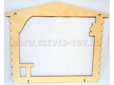 Домик - декорация для теневого театра Домик - декорация для теневого театра