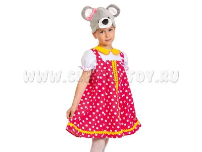 Костюм детский "Мышка Норушка в малиновом" Костюм детский "Мышка Норушка в малиновом"