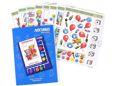 ЛОГИКО-Малыш. Математика. Счет от 1 до 6 (набор карточек для планшета) ЛОГИКО-Малыш. Математика. Счет от 1 до 6 (набор карточек для планшета)