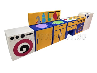 Детская игровая мебель "Кухня" (8 предметов) Детская игровая мебель "Кухня" (8 предметов)