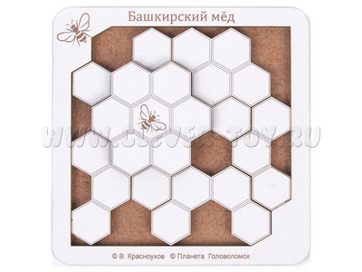 Головоломка "Башкирский мёд" (хдф) Головоломка "Башкирский мёд" (хдф)