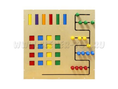 Настенный модуль "Сравнение цветов" (70х8х70 см) Настенный модуль "Сравнение цветов" (70х8х70 см)