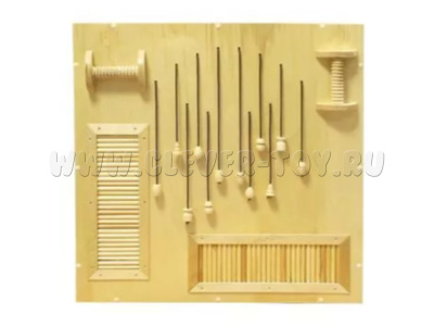 Настенный модуль для развития стереогностического чувства (70х6х70 см) Настенный модуль для развития стереогностического чувства (70х6х70 см)