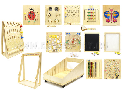 Комплект «Игровые панели МАЛЫЕ, с настенным основанием» Комплект «Игровые панели МАЛЫЕ, с настенным основанием»