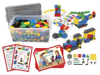 Конструктор Morphun STEM (Шестеренки) Начальный уровень 800 деталей Конструктор Morphun STEM (Шестеренки) Начальный уровень 800 деталей