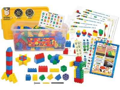 Конструктор для детей Morphun «Hi-Qube KinderGarten» 420 деталей Конструктор для детей Morphun «Hi-Qube KinderGarten» 420 деталей