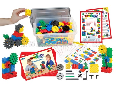 Конструктор Morphun STEM (Шестеренки) Gearphun Starter 400 piece Set Конструктор Morphun STEM (Шестеренки) Gearphun Starter 400 piece Set