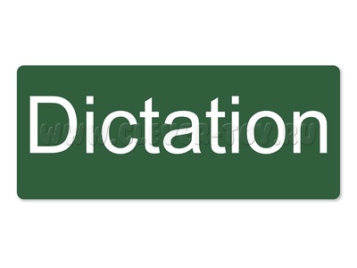 Магнитная карточка "Dictation" (фон зелёный) Магнитная карточка "Dictation" (фон зелёный)
