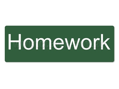 Магнитная карточка "Homework" (фон зелёный) Магнитная карточка "Homework" (фон зелёный)