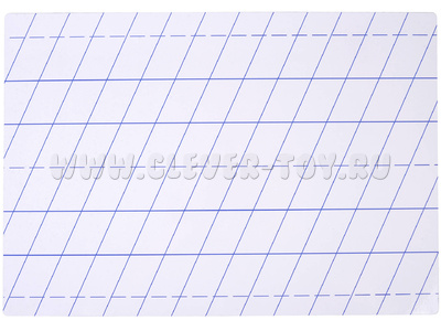 Мягкое магнитно-маркерное двусторонее поле А3 (клетка/косая линейка) Мягкое магнитно-маркерное двусторонее поле А3 (клетка/косая линейка)