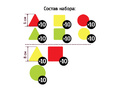 Набор магнитных карточек "Геометрические фигуры: изучаем форму, цвет, размер" (90 карточек, 3 цвета) Набор магнитных карточек "Геометрические фигуры: изучаем форму, цвет, размер" (90 карточек, 3 цвета)