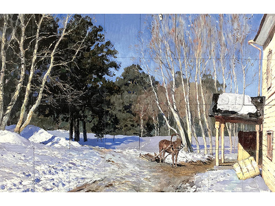 Набор магнитных карточек "Март" (Исаак Левитан) (для работы на классной доске) Набор магнитных карточек "Март" (Исаак Левитан) (для работы на классной доске)